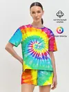 Женская пижама с шортами / TIE-DYE СТЕНА