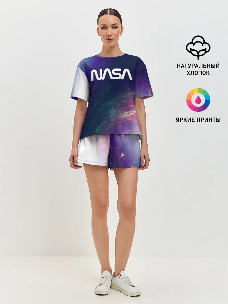 Женская пижама с шортами / NASA / НАСА
