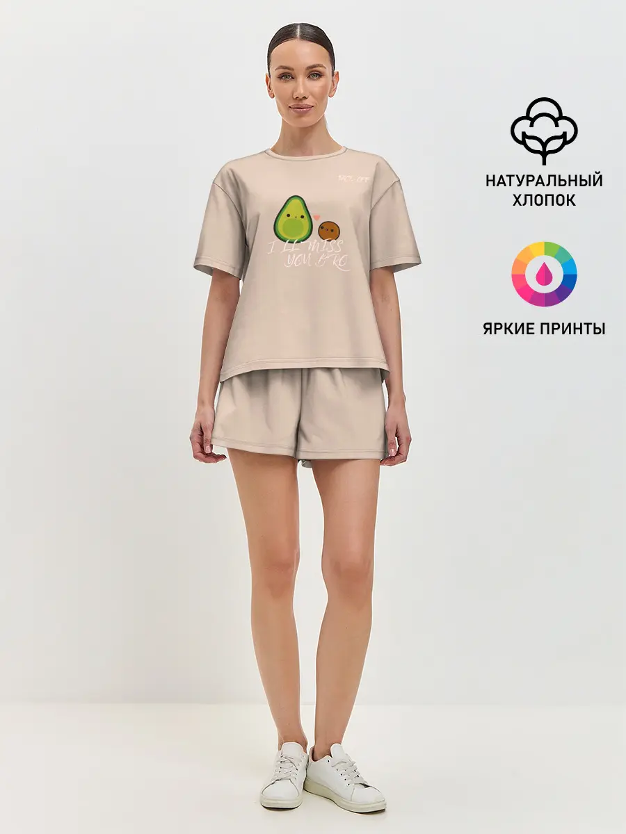 Женская пижама с шортами / Face Off - Ill miss you bro