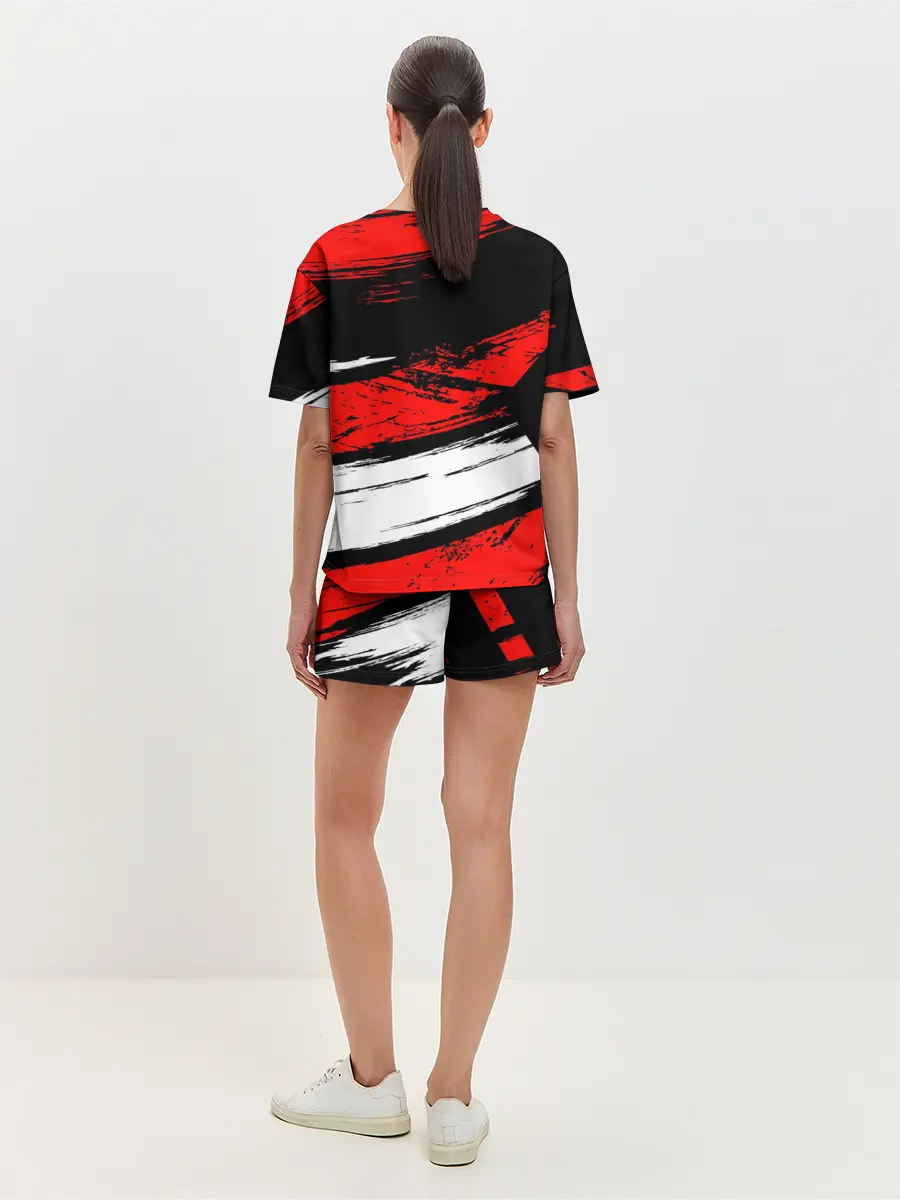 Женская пижама с шортами / Форма для мотокросса FOX