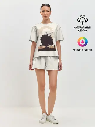 Женская пижама с шортами / Настоящий детектив