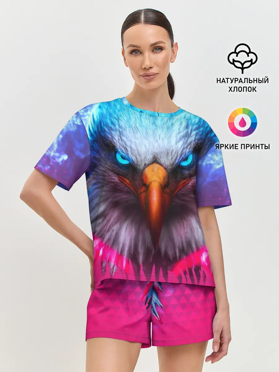 Женская пижама с шортами / Взгляд орла