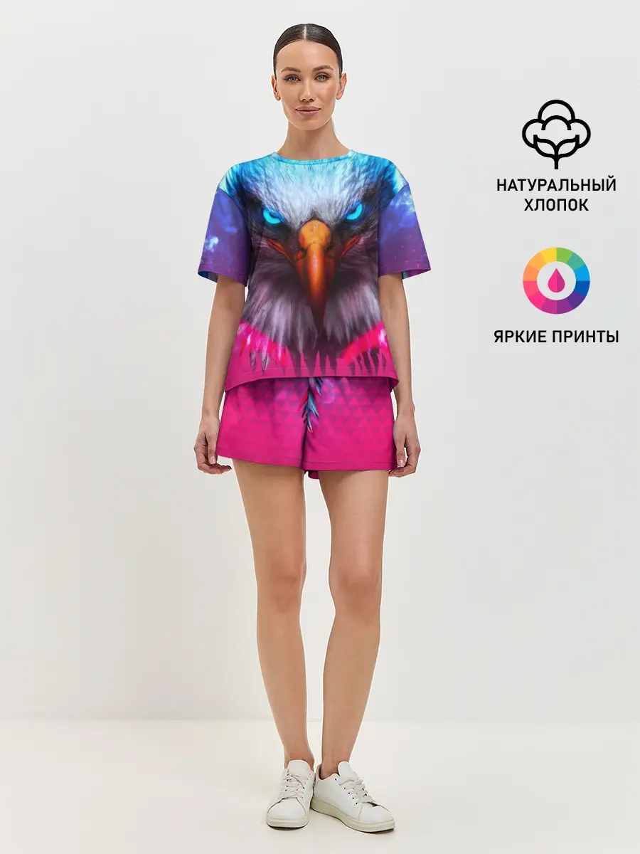 Женская пижама с шортами / Взгляд орла