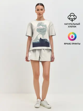 Женская пижама с шортами / Настоящий детектив