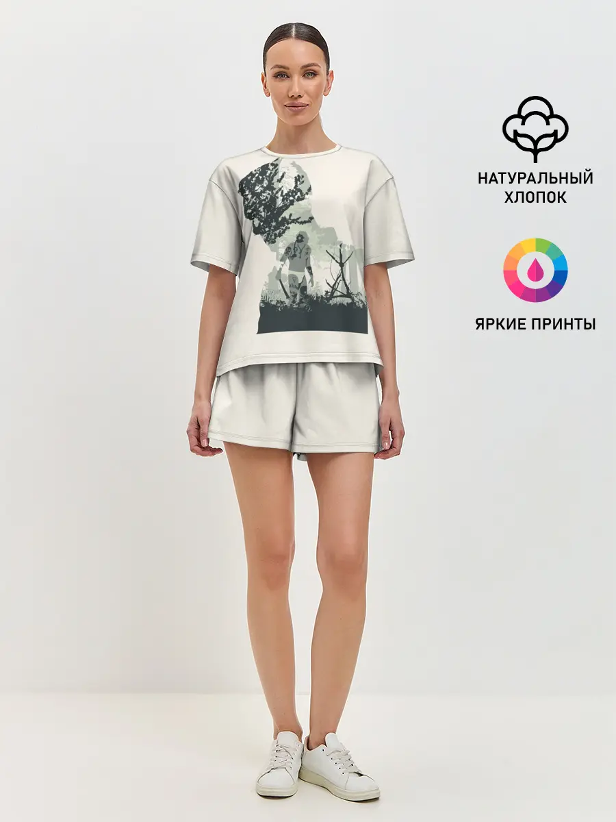 Женская пижама с шортами / Настоящий детектив