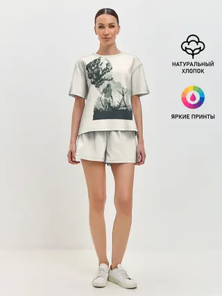 Женская пижама с шортами / Настоящий детектив