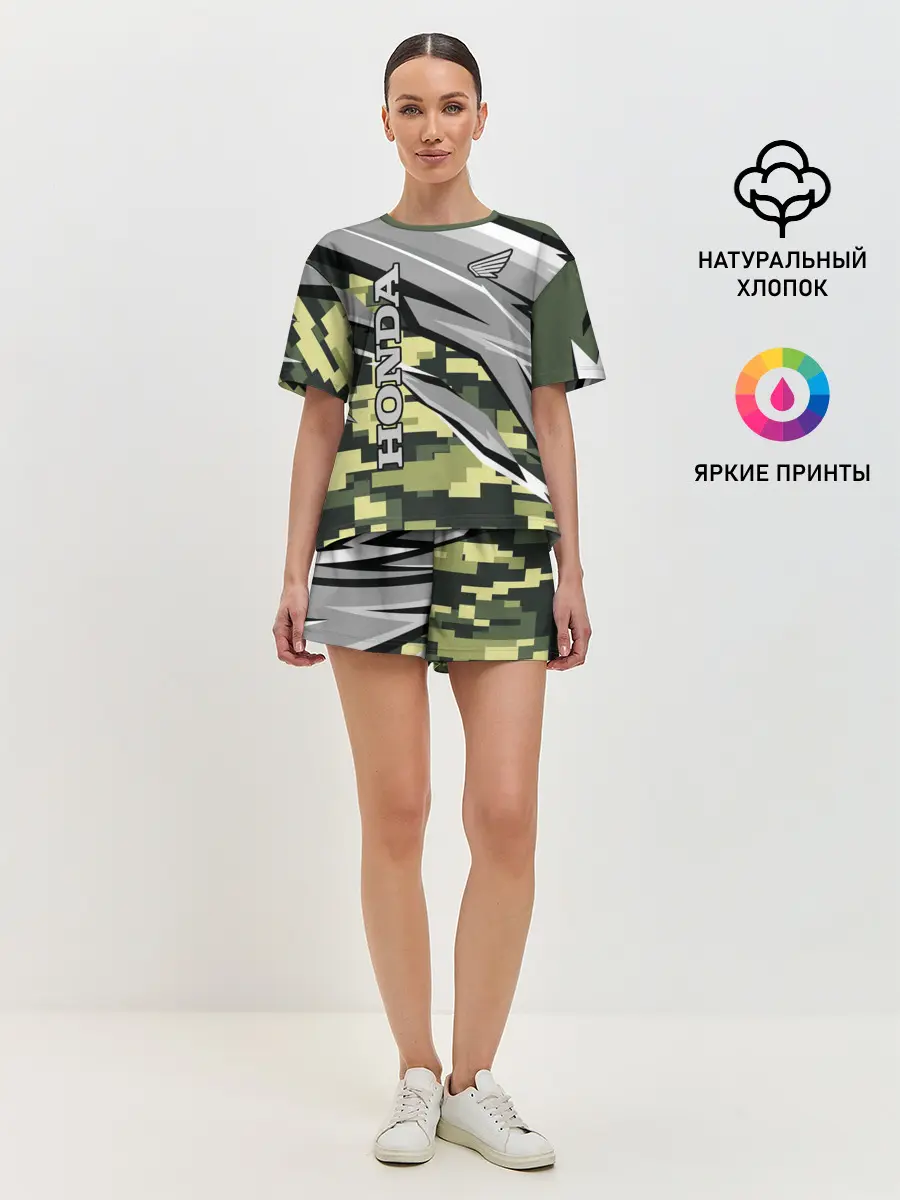 Женская пижама с шортами / HONDA