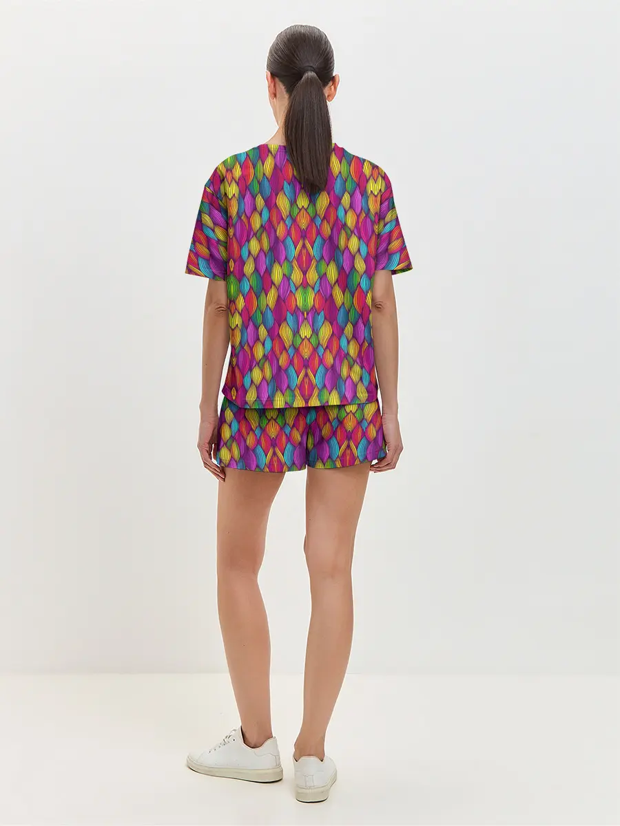 Женская пижама с шортами / Люби Смейся Живи