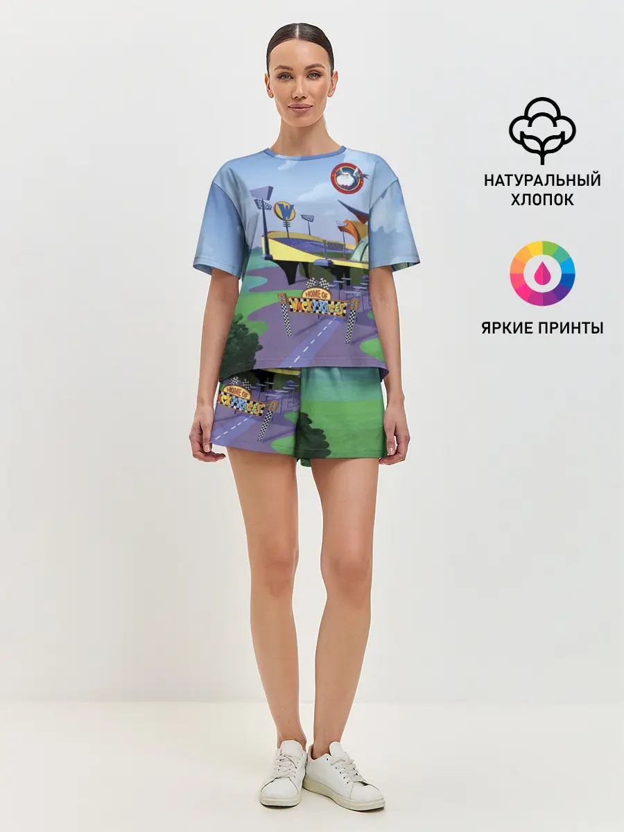 Женская пижама с шортами / Bella Badge