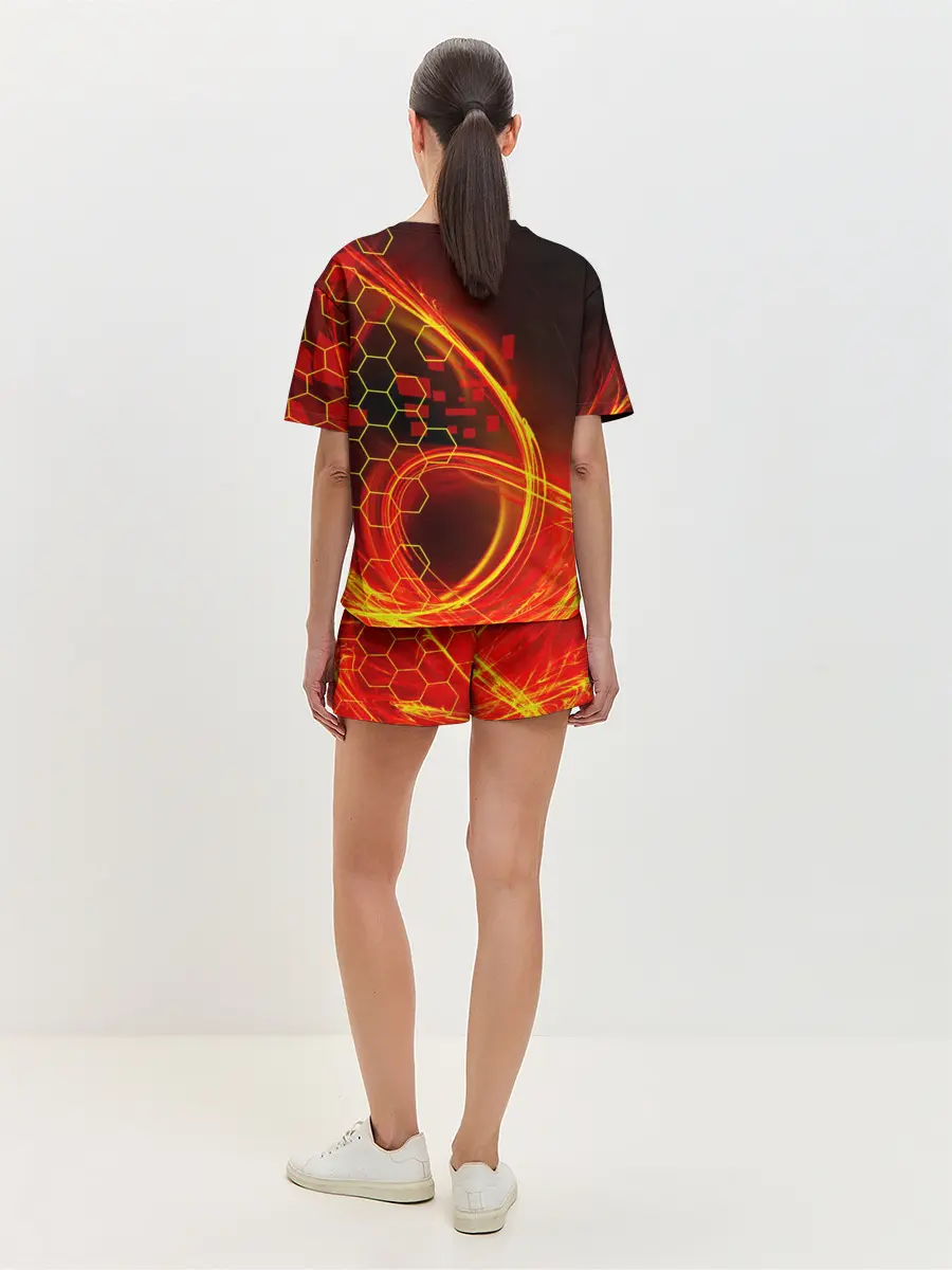 Женская пижама с шортами / Ван Пис | Луффи 4 гир