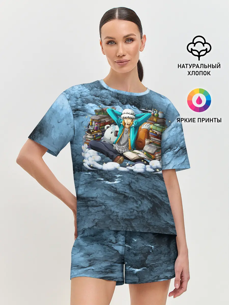 Женская пижама с шортами / One Piece | Trafalgar Law