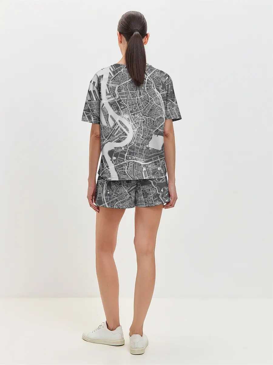 Женская пижама с шортами / генплан