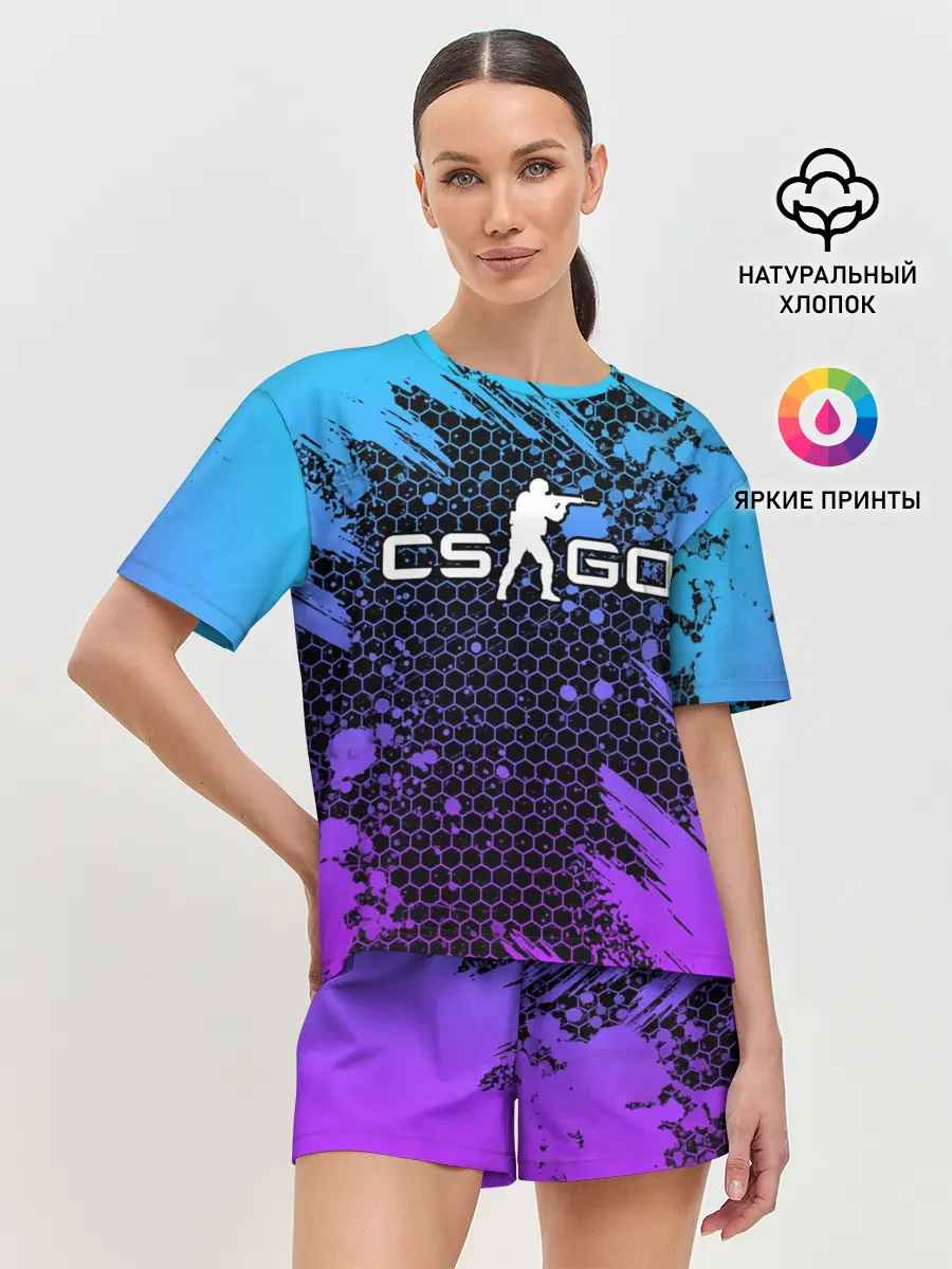 Женская пижама с шортами / COUNTER STRIKE