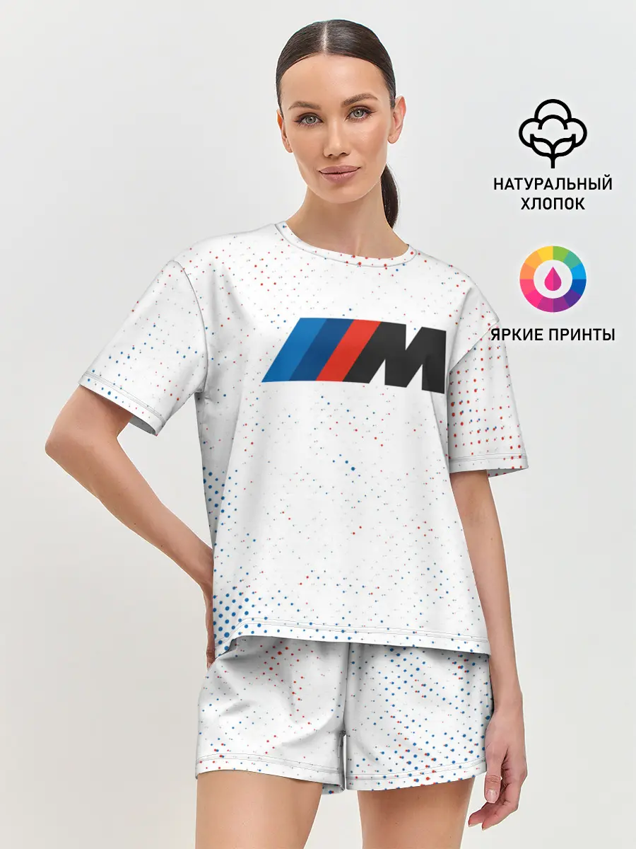 Женская пижама с шортами / BMW / БМВ