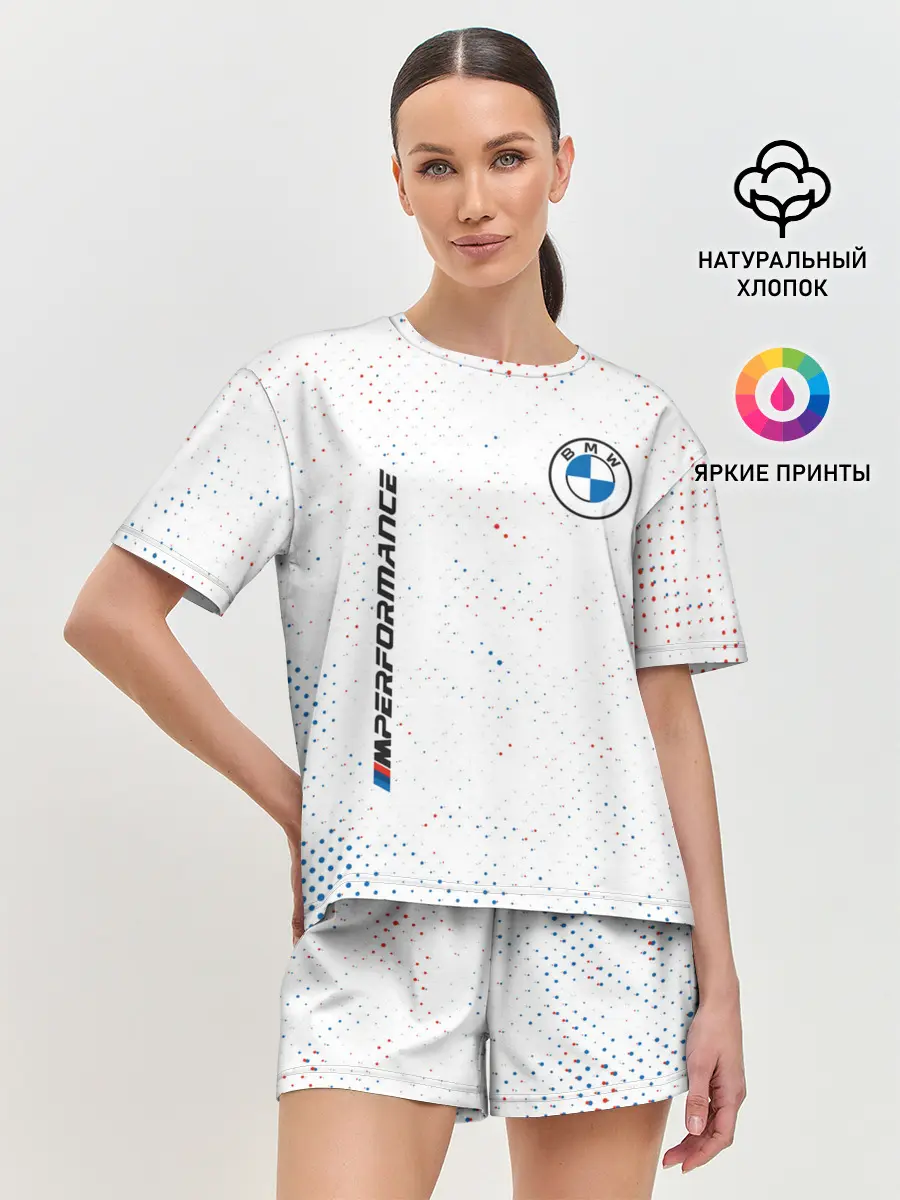 Женская пижама с шортами / BMW / БМВ