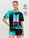 Женская пижама с шортами / BTS / БТС