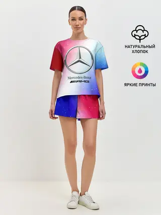 Женская пижама с шортами / MERCEDES / МЕРСЕДЕС