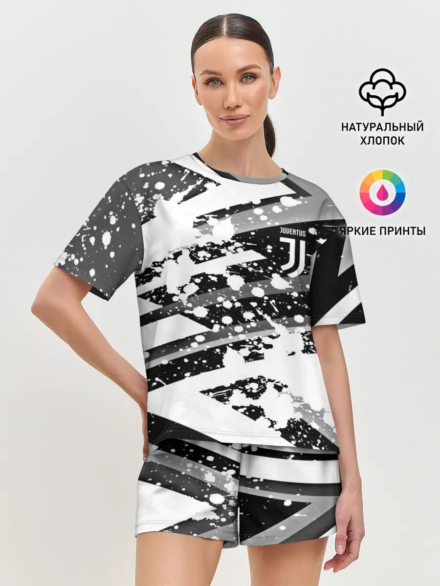 Женская пижама с шортами / Juventus
