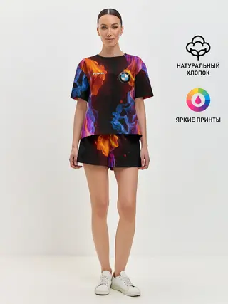 Женская пижама с шортами / BMW