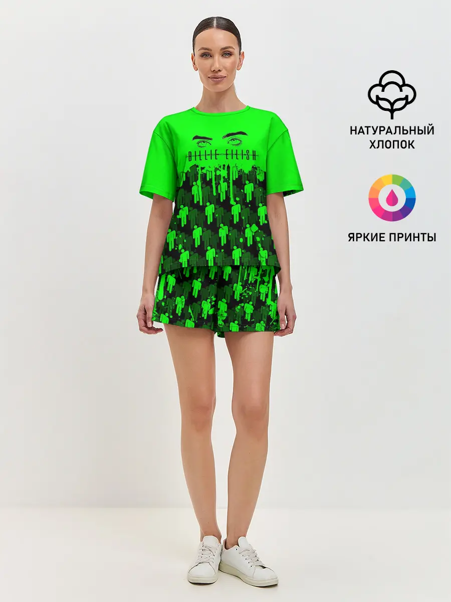 Женская пижама с шортами / BILLIE EILISH