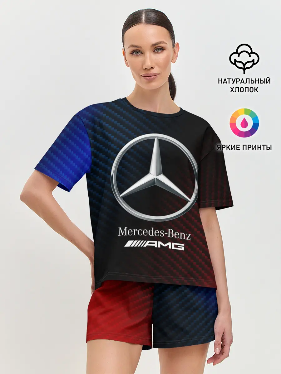 Женская пижама с шортами / MERCEDES / МЕРСЕДЕС