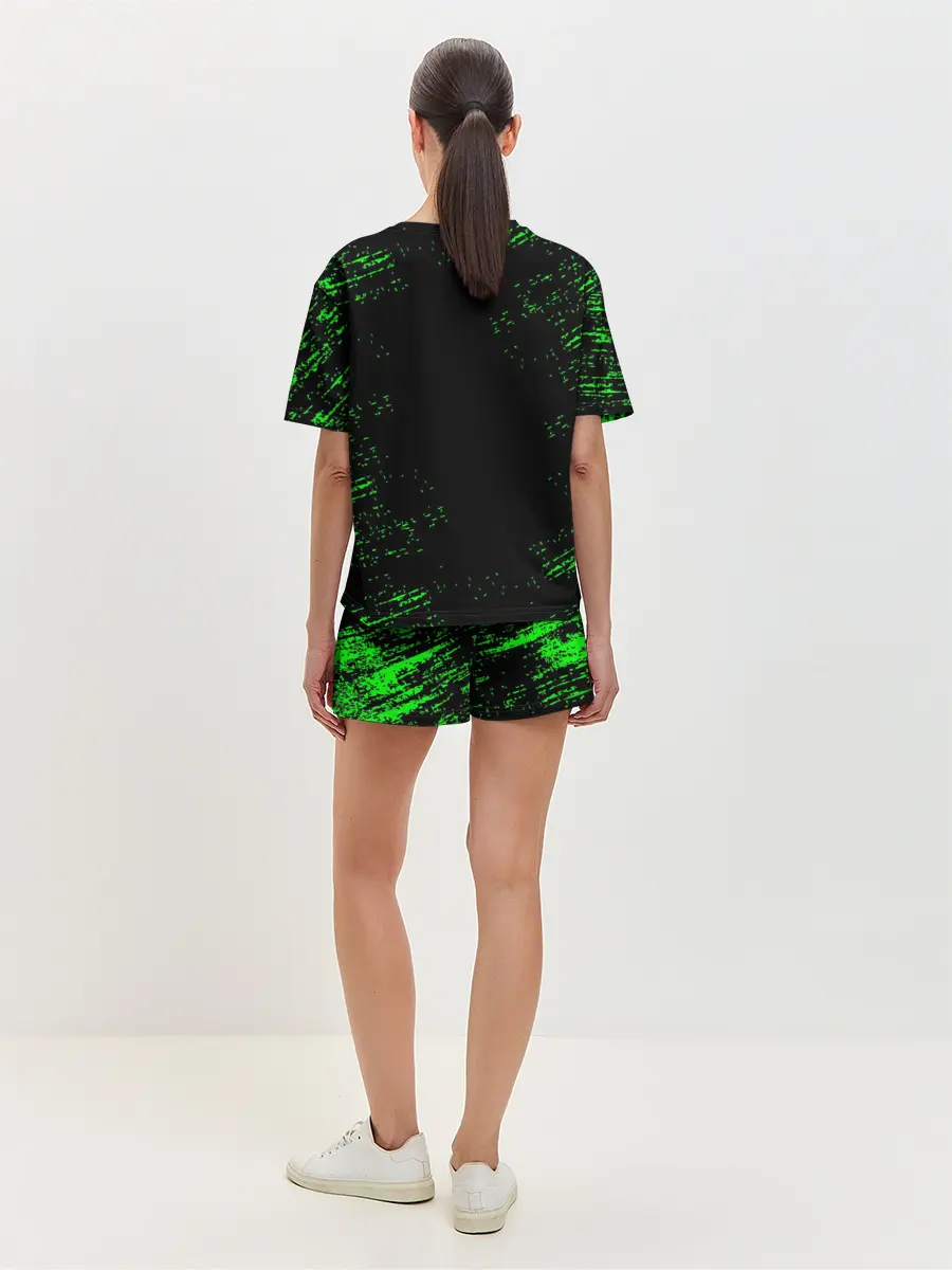 Женская пижама с шортами / MINECRAFT CREEPER