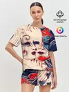 Женская пижама с шортами / Маски