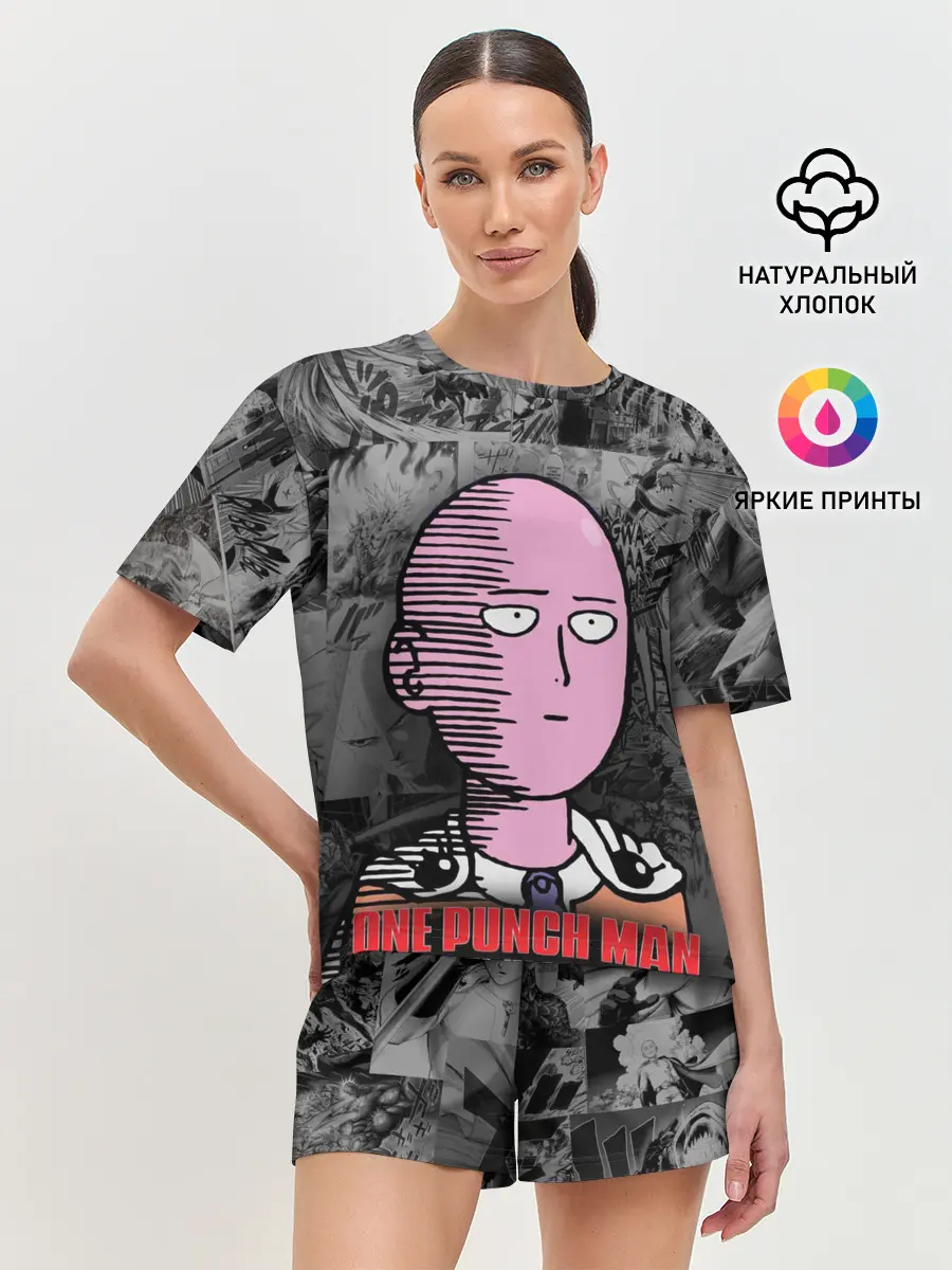 Женская пижама с шортами / I am okey