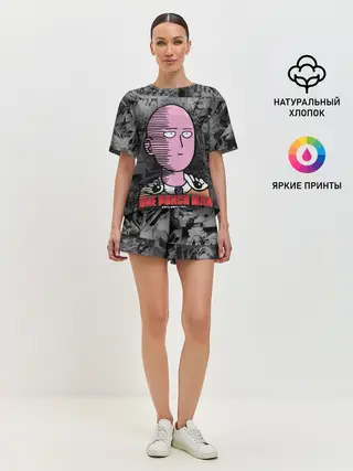 Женская пижама с шортами / I am okey