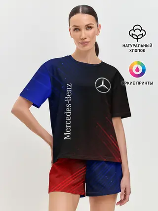 Женская пижама с шортами / MERCEDES / МЕРСЕДЕС