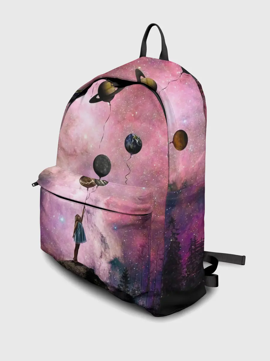 Рюкзак джинсовый / Девочка и космос