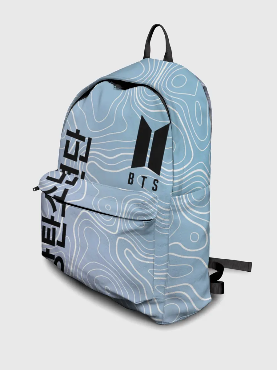 Рюкзак джинсовый / BTS / БТС.