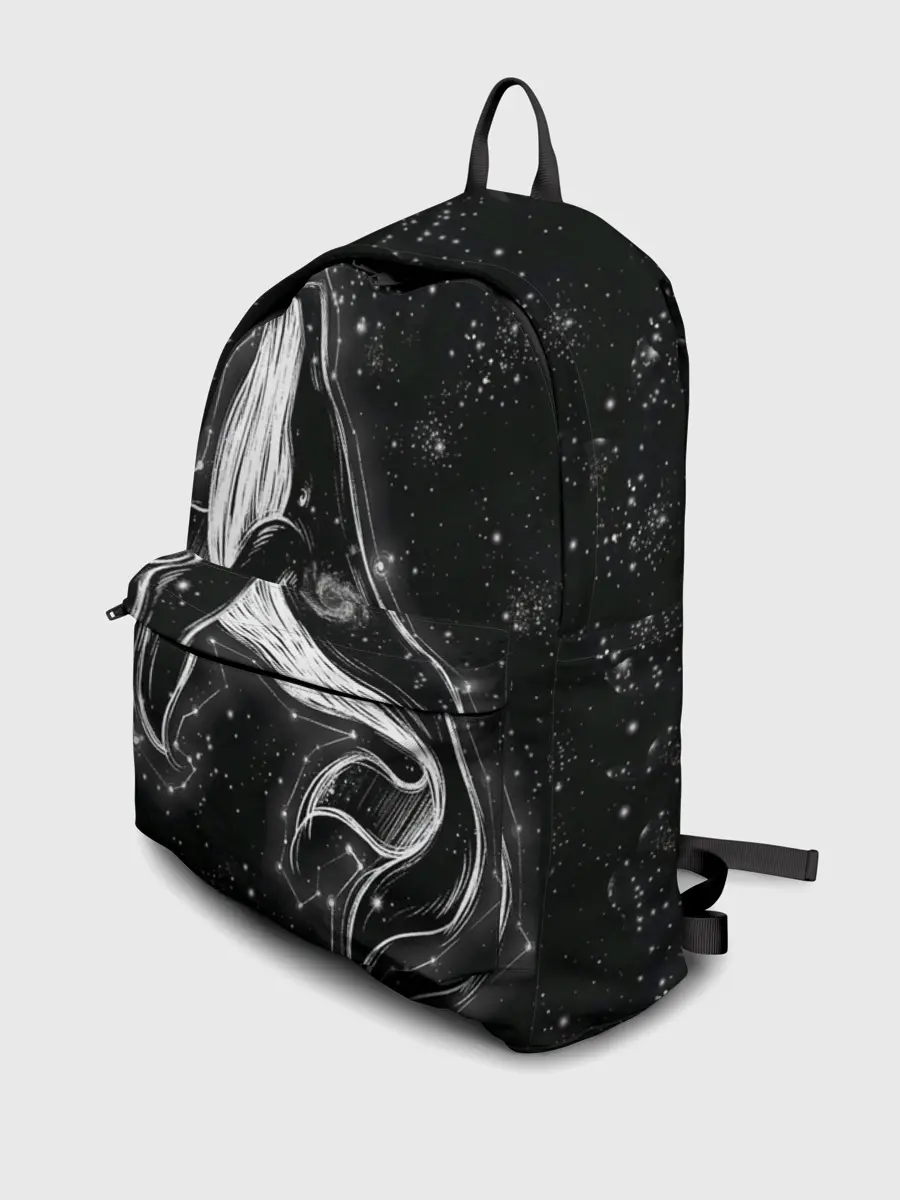 Рюкзак джинсовый / Космический Кит