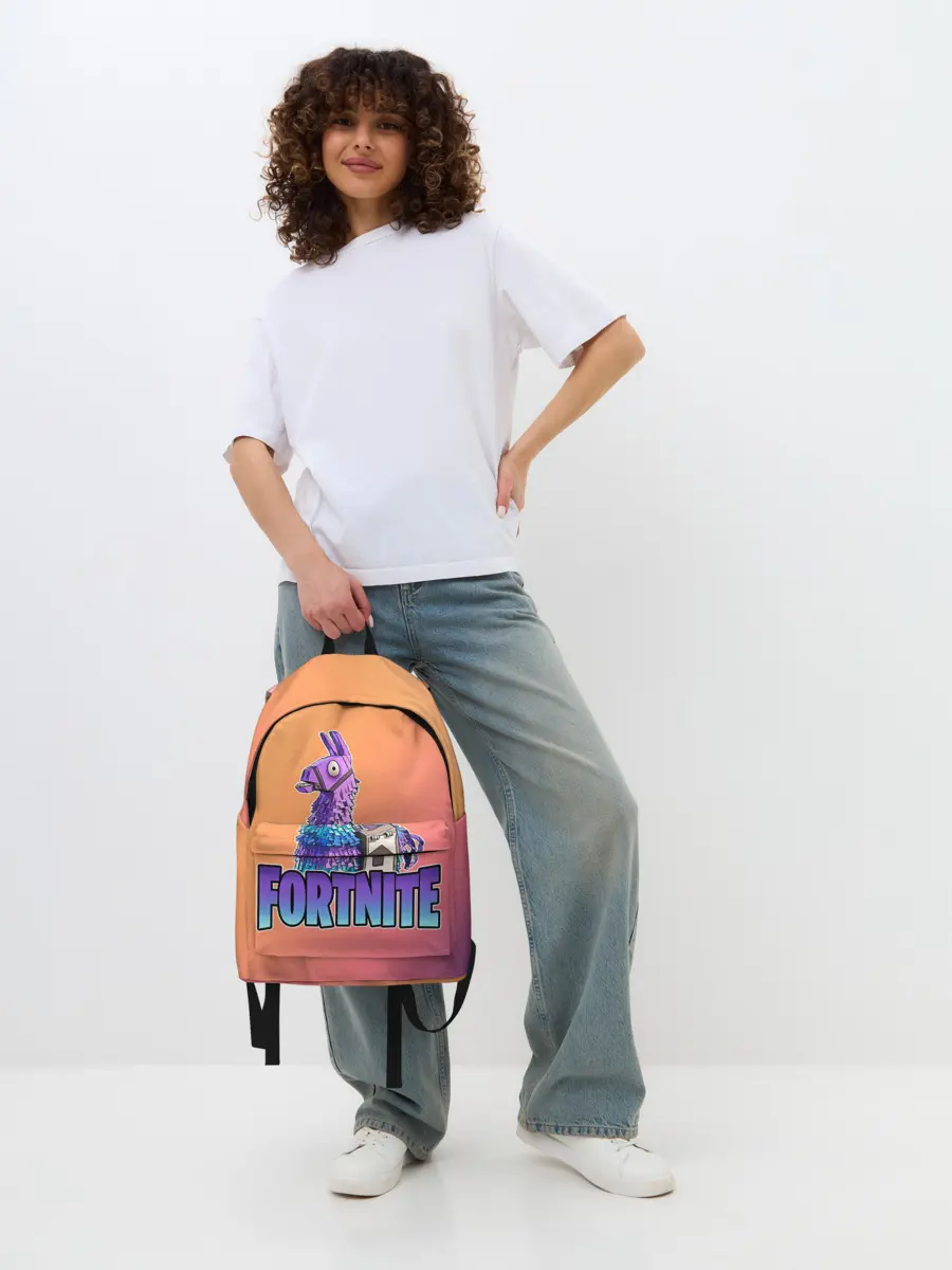 Рюкзак джинсовый / Fortnite | Lama