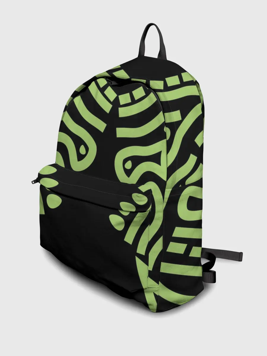 Рюкзак джинсовый / узор тату