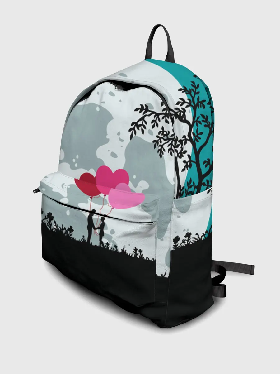 Рюкзак джинсовый / Влюбленная Пара