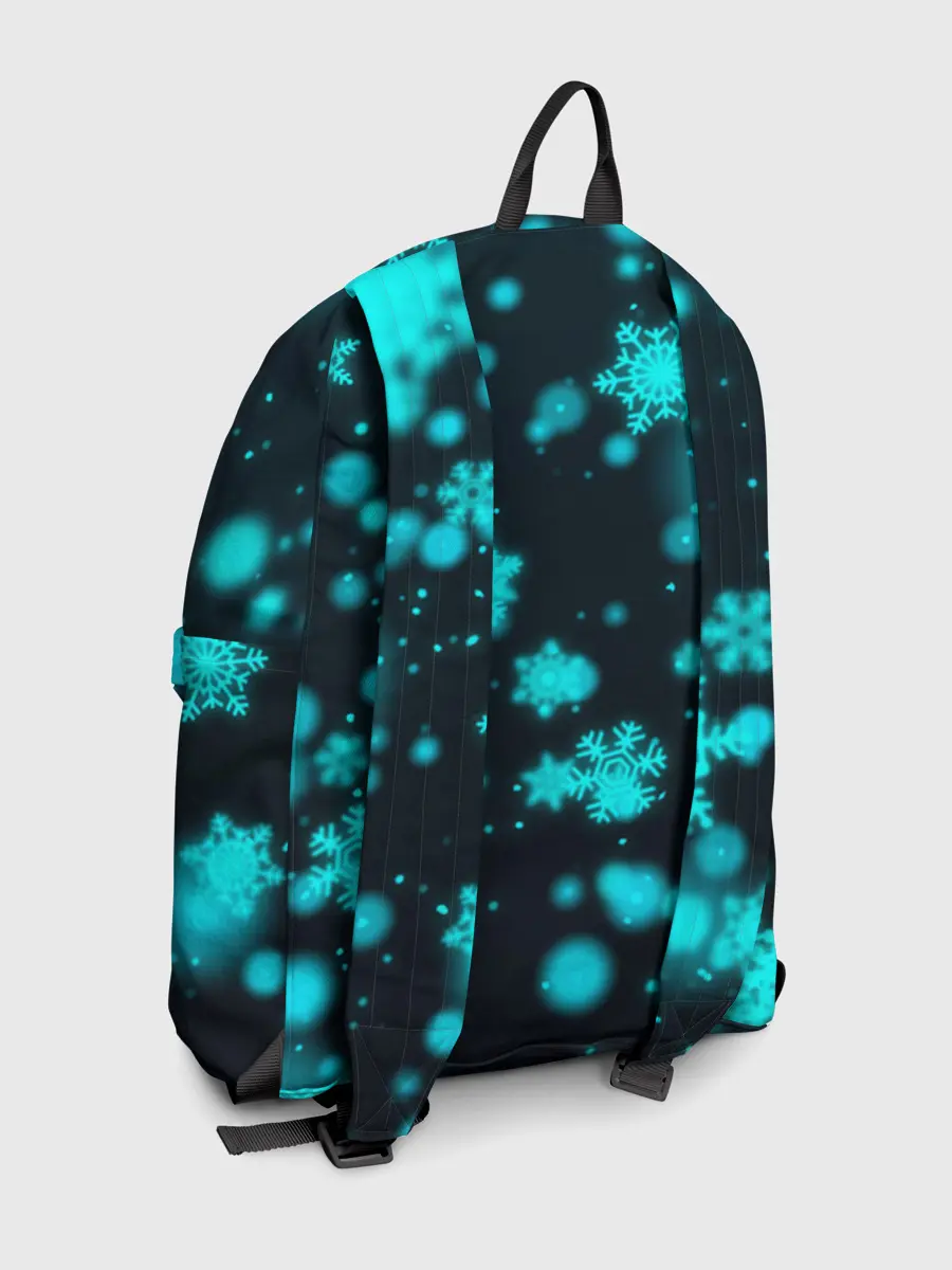 Рюкзак джинсовый / Новогодний пингвин