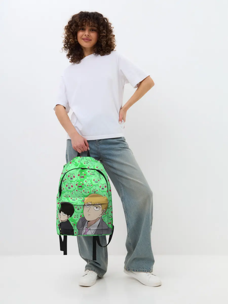 Рюкзак джинсовый / Моб Психо