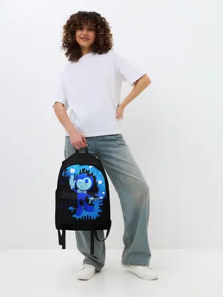 Рюкзак джинсовый / Bendy And The Ink Machine