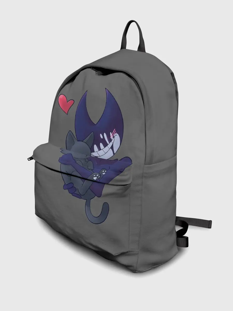 Рюкзак джинсовый / Bendy And The Ink Machine