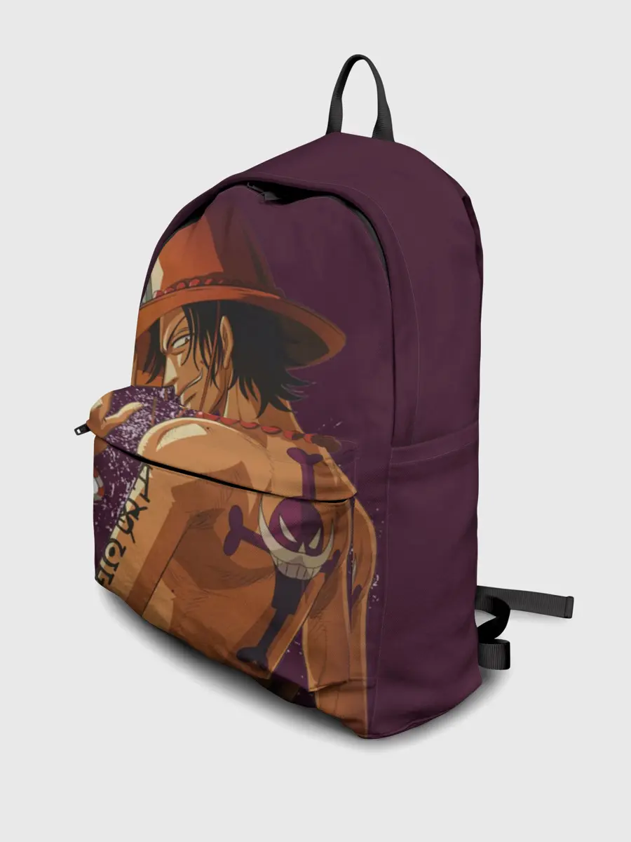 Рюкзак джинсовый / One Piece. Портгас Д. Эйс