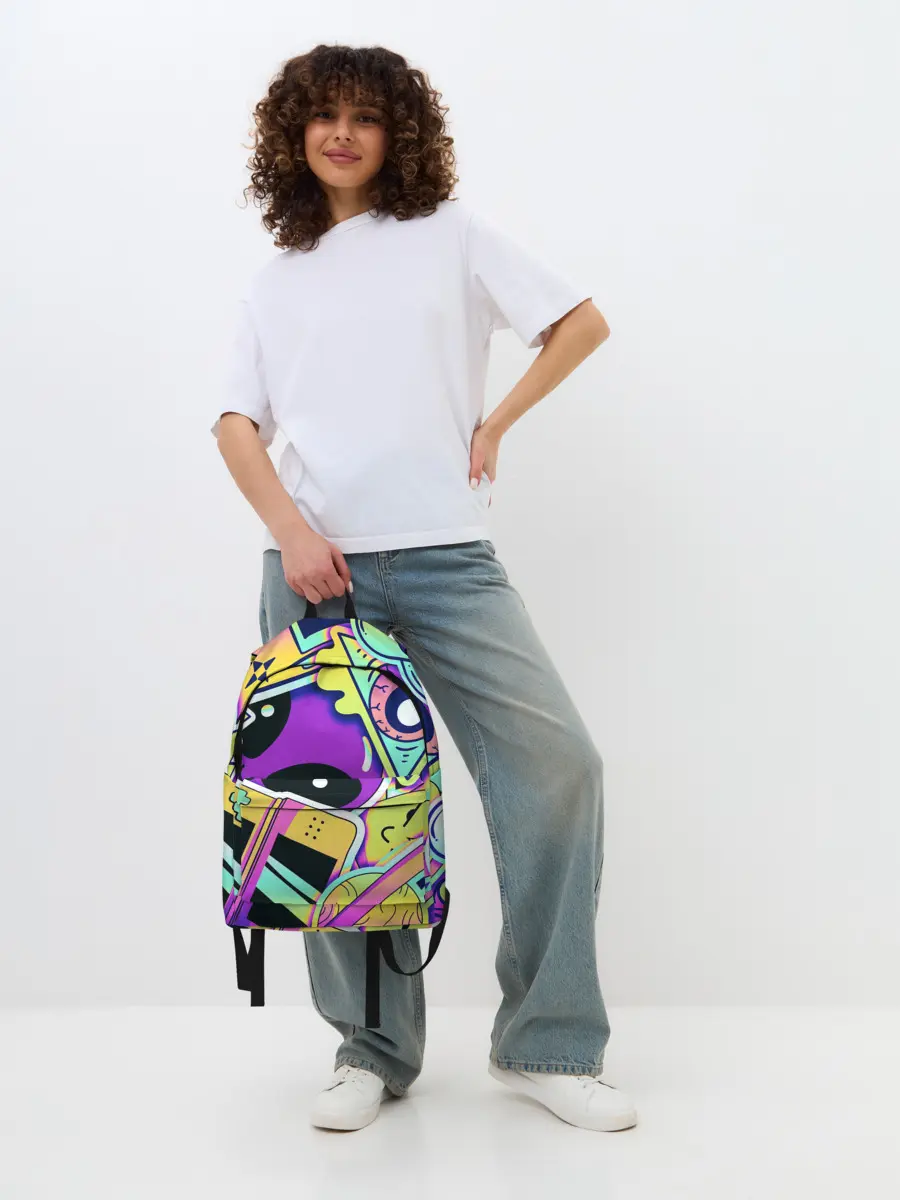 Рюкзак джинсовый / Alien