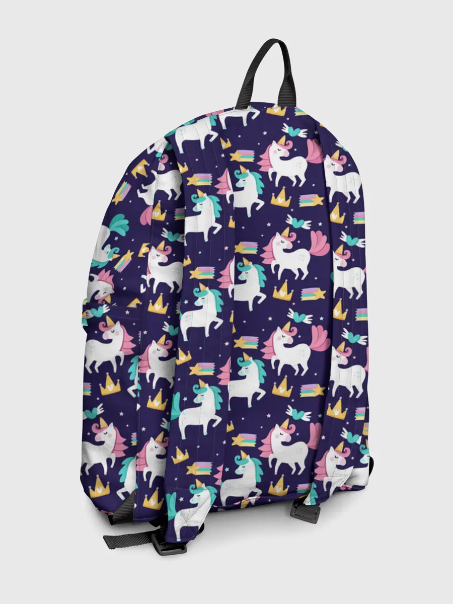 Рюкзак джинсовый / Unicorn pattern