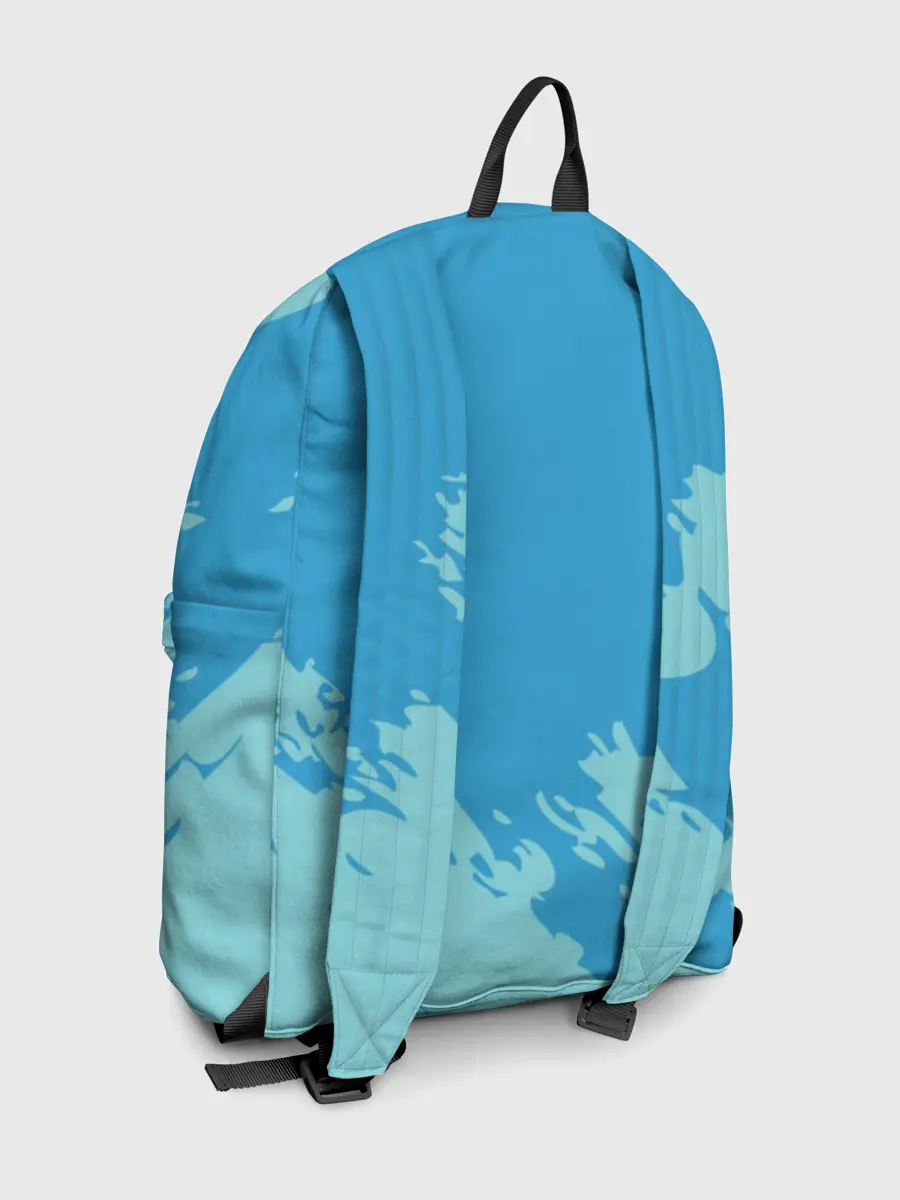 Рюкзак джинсовый / Море. Пальмы. Песок