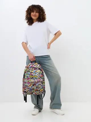 Рюкзак джинсовый / Коллекция вкладышей Turbo