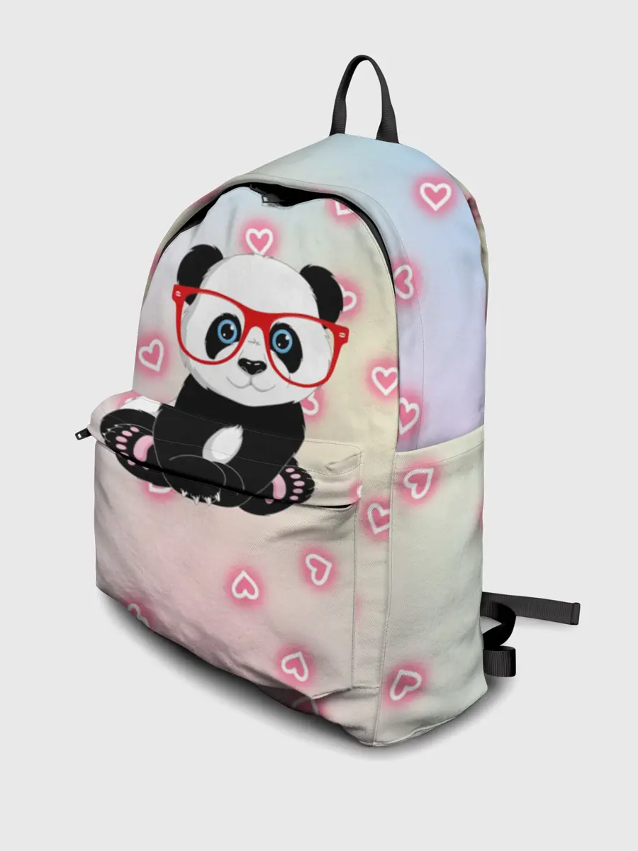 Рюкзак джинсовый / Милая пандочка