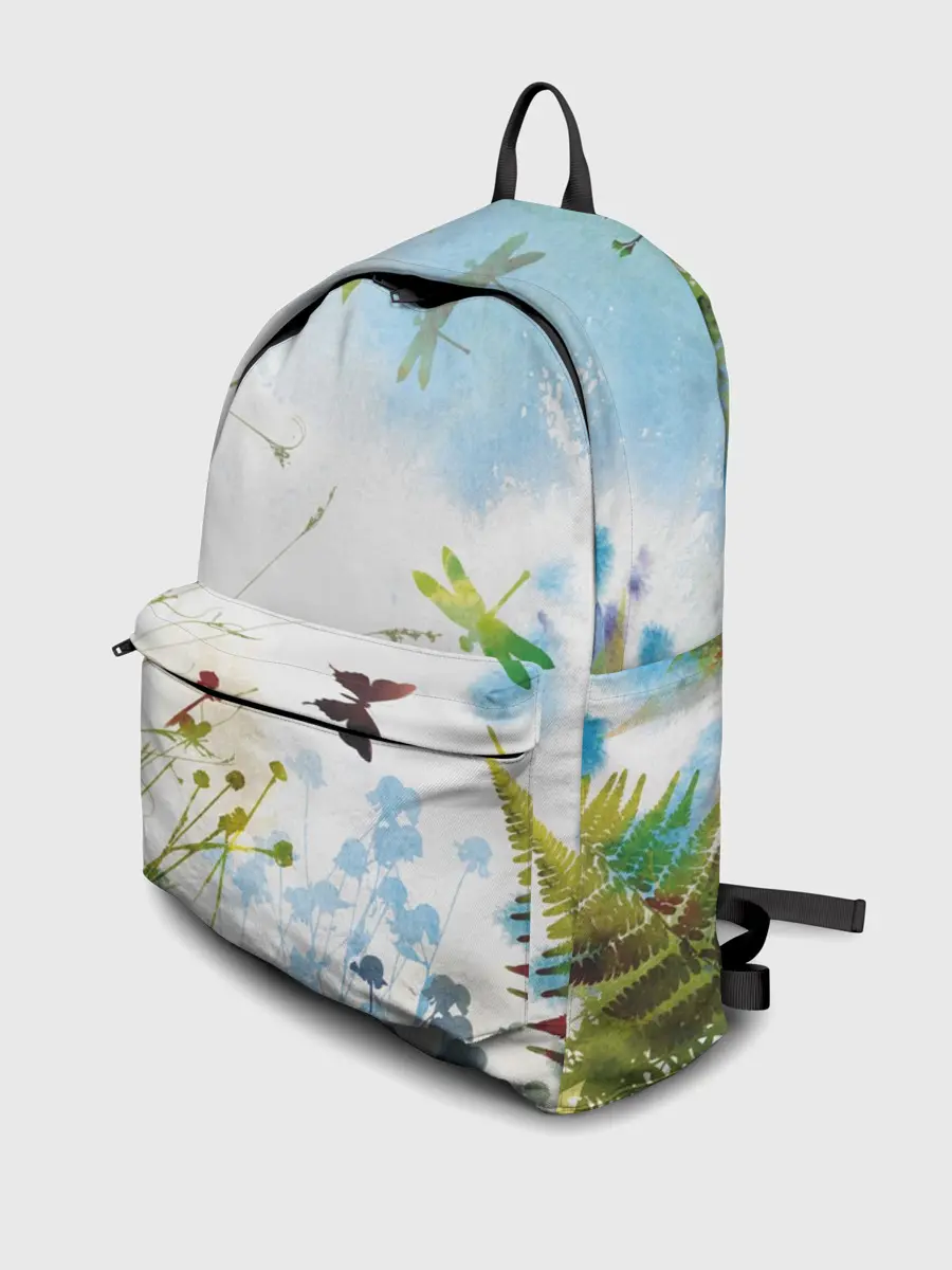 Рюкзак джинсовый / Summer акварель