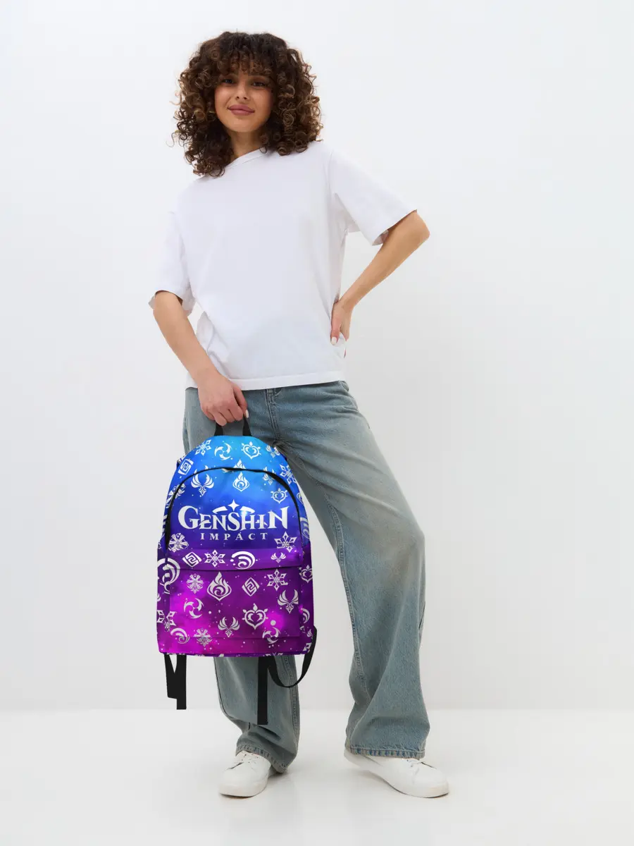 Рюкзак джинсовый / GENSHIN IMPACT