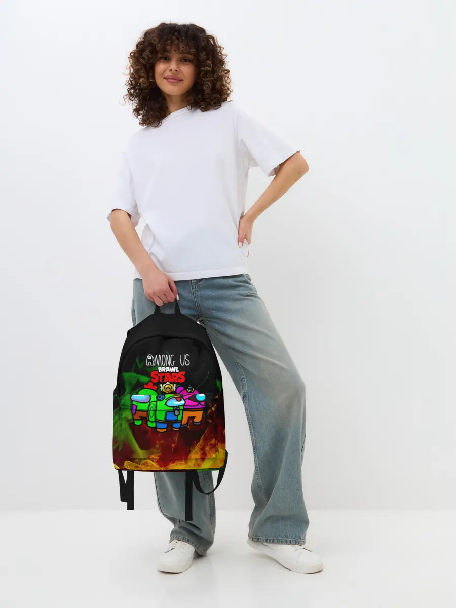Рюкзак джинсовый / Among Us