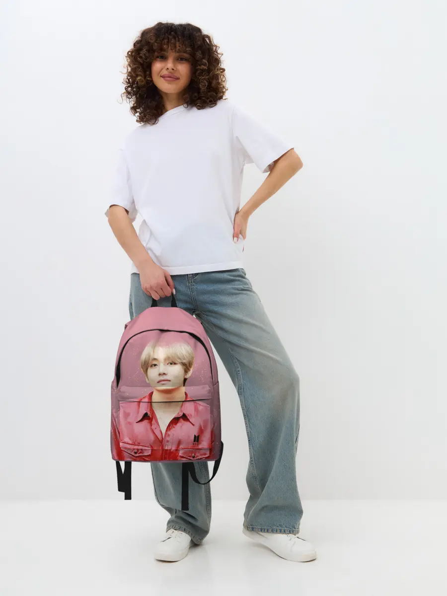 Рюкзак джинсовый / BTS